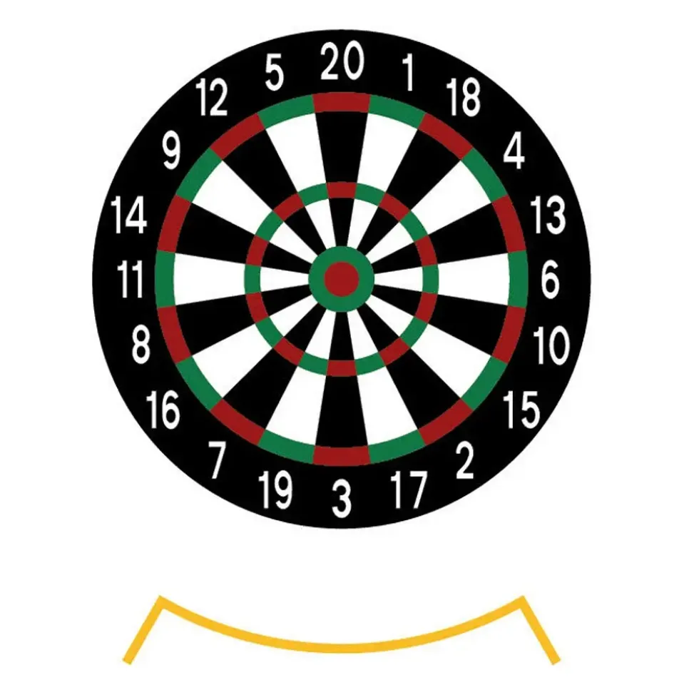 Asfaltmaling Dartspill