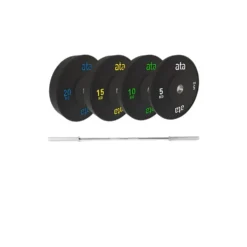 ata Pro Elite Bumper Plate Pakke 100kg