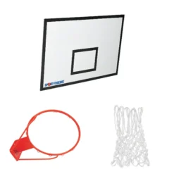 Basketballsett med kurv, nettog plate