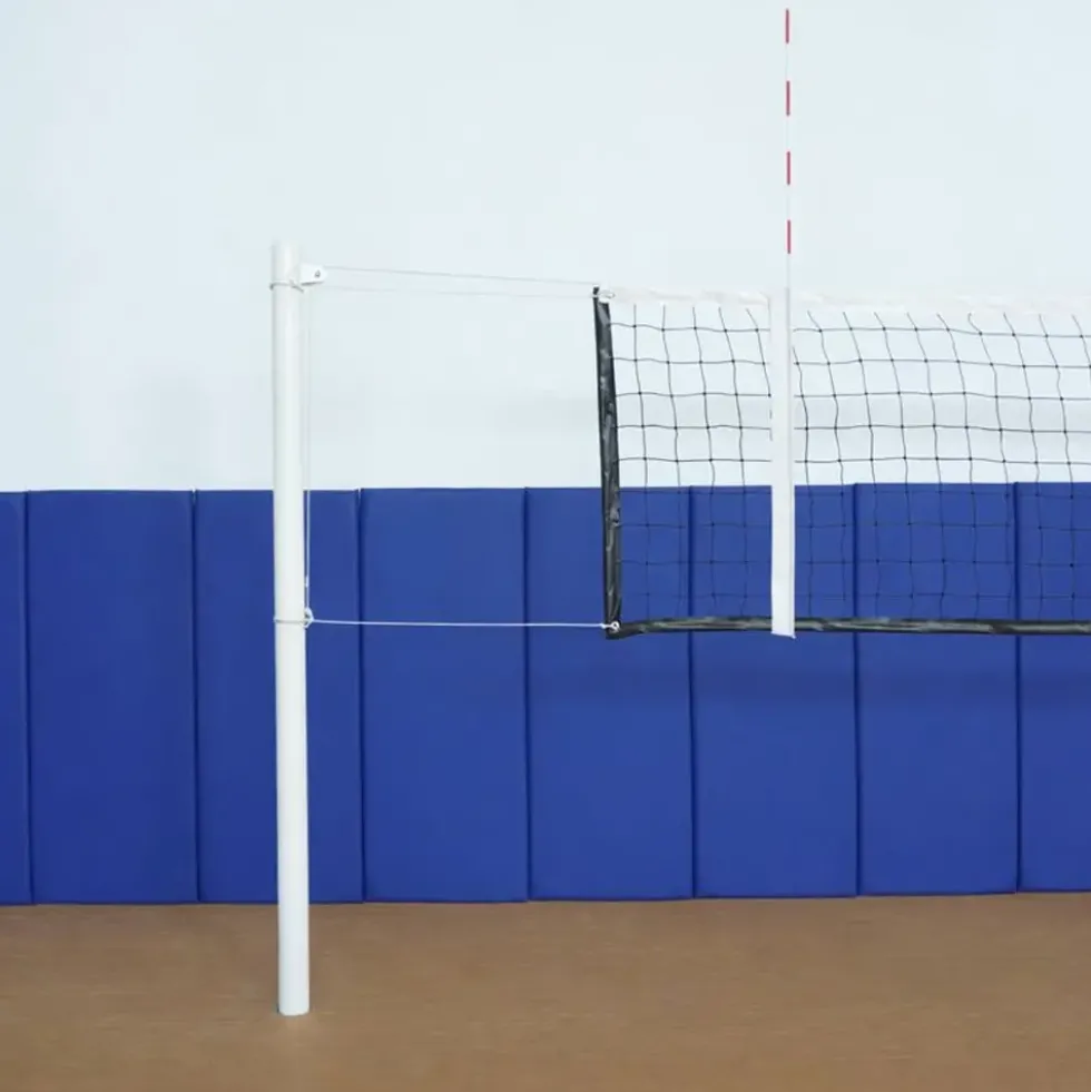Beachvolleyballstolper med nett