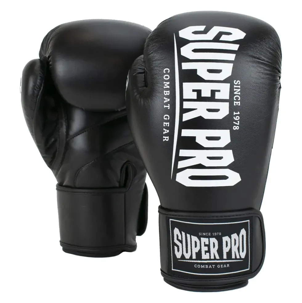 Boksehansker Super Pro Champ 8 oz Svart