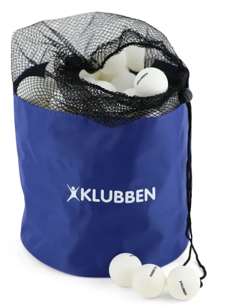 Bordtennisballer i bag