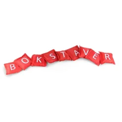 Erteposer bokstavsett rød - aktiv læring