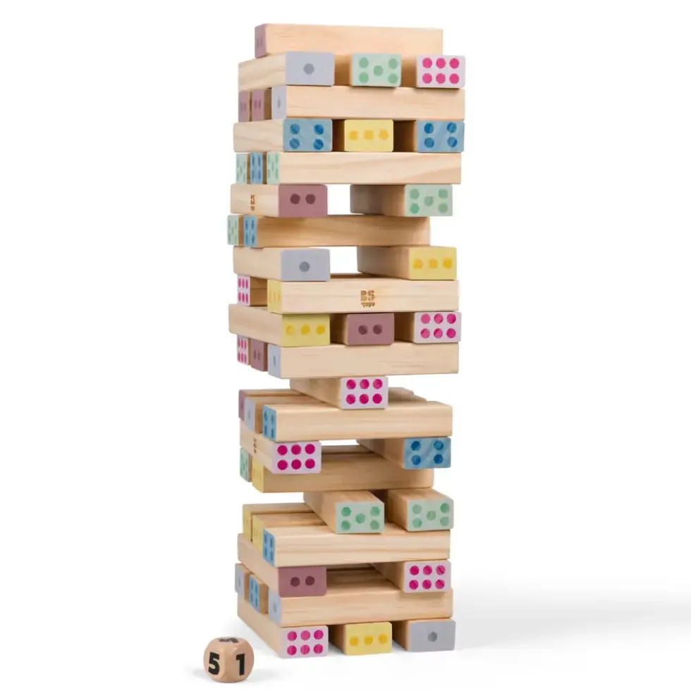 Giant Jenga Nummer Stablespill