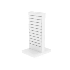 Gulvgondol 2-sidet rillepanel | Hvit