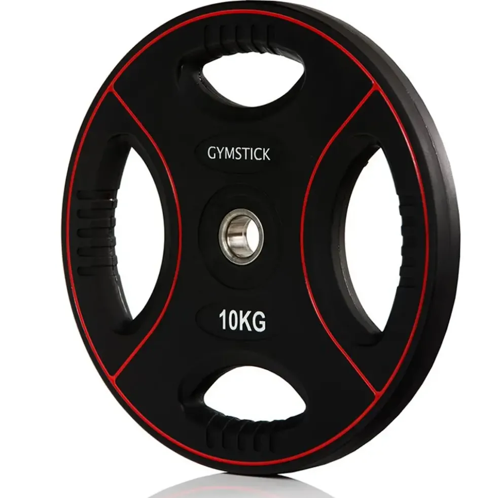 Gummierte vektskiver 10 kg