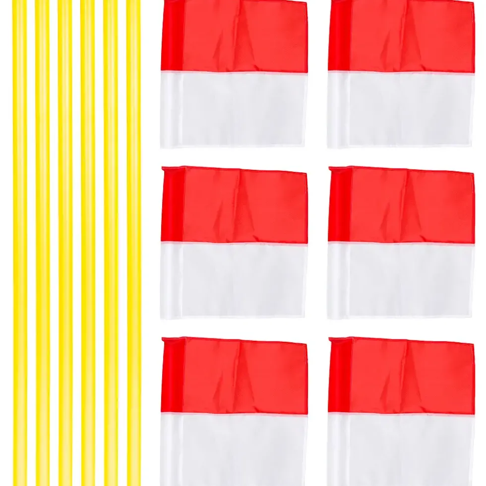 Hjørnestolper allround med flagg