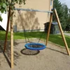 Huskestativ i tre med ståldrager
