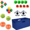 Kasse med 30 baller