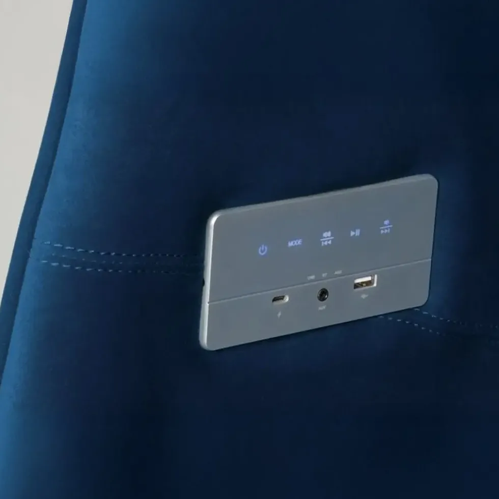 Kokongstol med lys og bluetooth