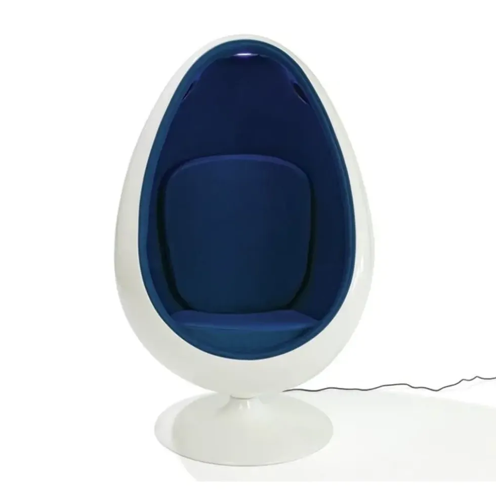 Kokongstol med lys og bluetooth