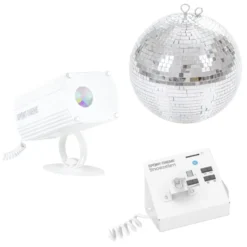 LED projektor med Speilball 30 cmD