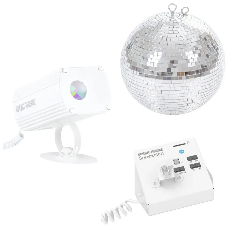 LED projektor med Speilball 30 cmD