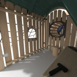 Lekehus i Robinia | Dobbel med tunnel