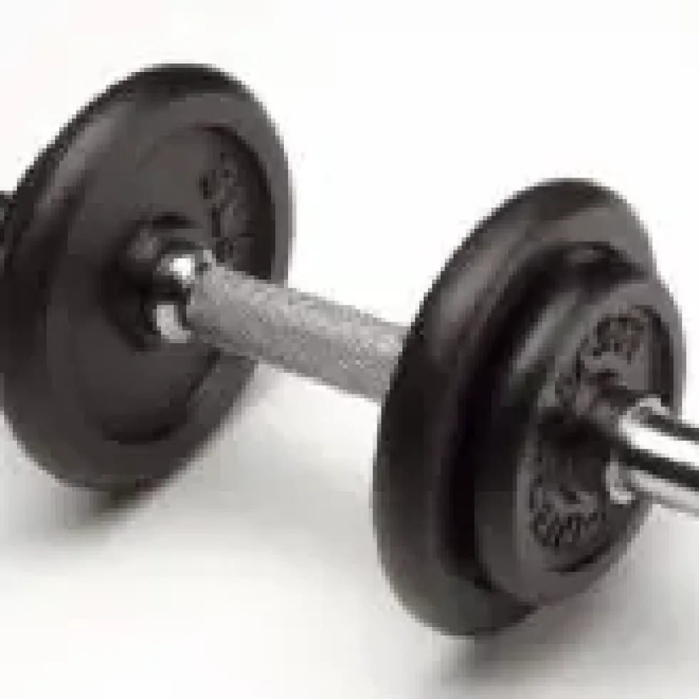 Manual med løse vekter 10 kg