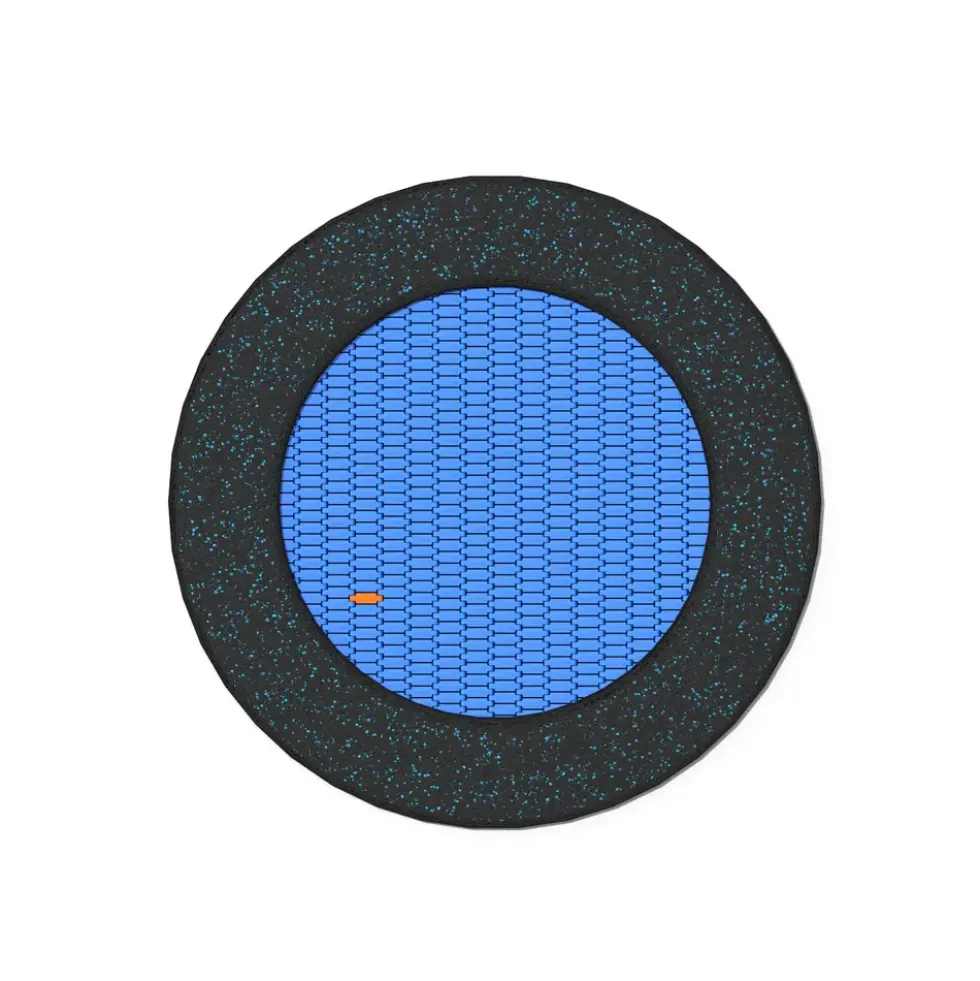 Nedfelt trampoline Buglo 191x191 cm