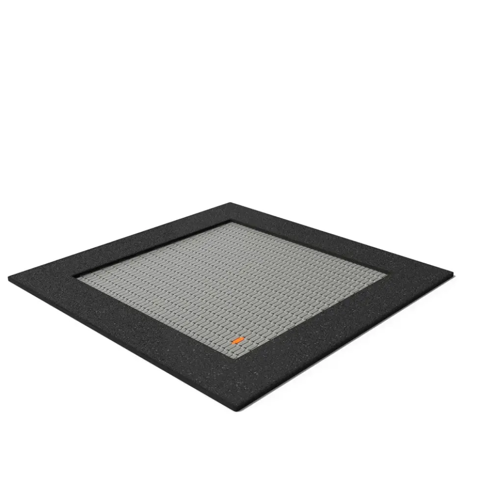 Nedfelt trampoline Buglo 210x210 cm