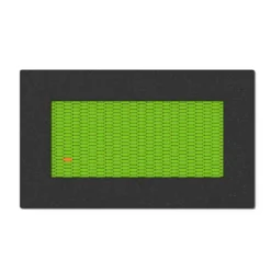 Nedfelt trampoline Buglo 136x230 cm