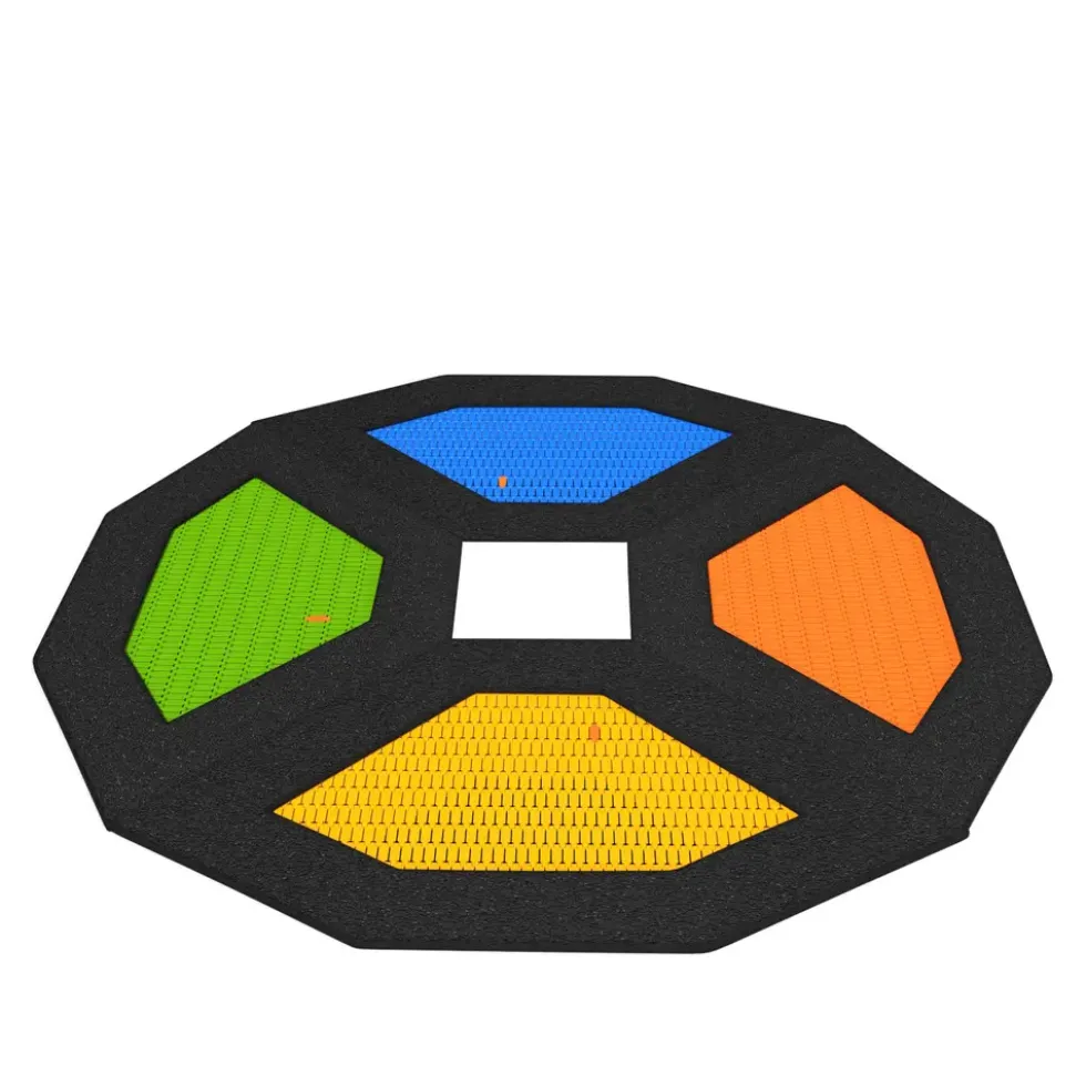 Nedfelt trampoline Buglo 352x352 cm
