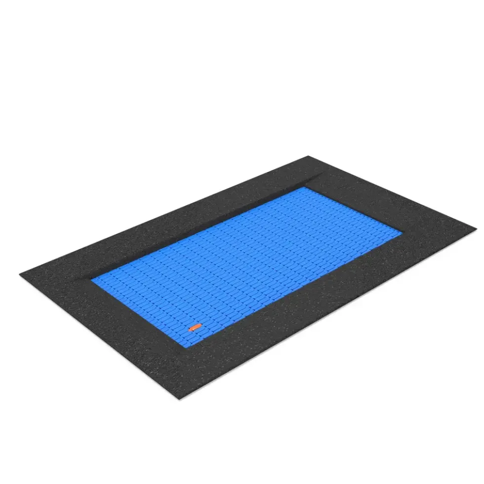 Nedfelt trampoline for rullestol 260x160