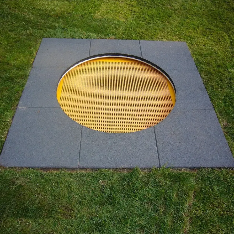 Nedfelt trampoline Kindergarten XL Loop