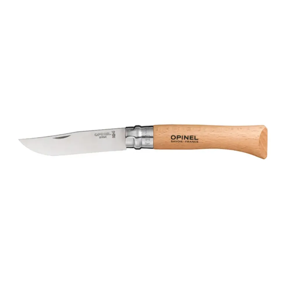Opinel N°10 Stainless Steel Foldekniv