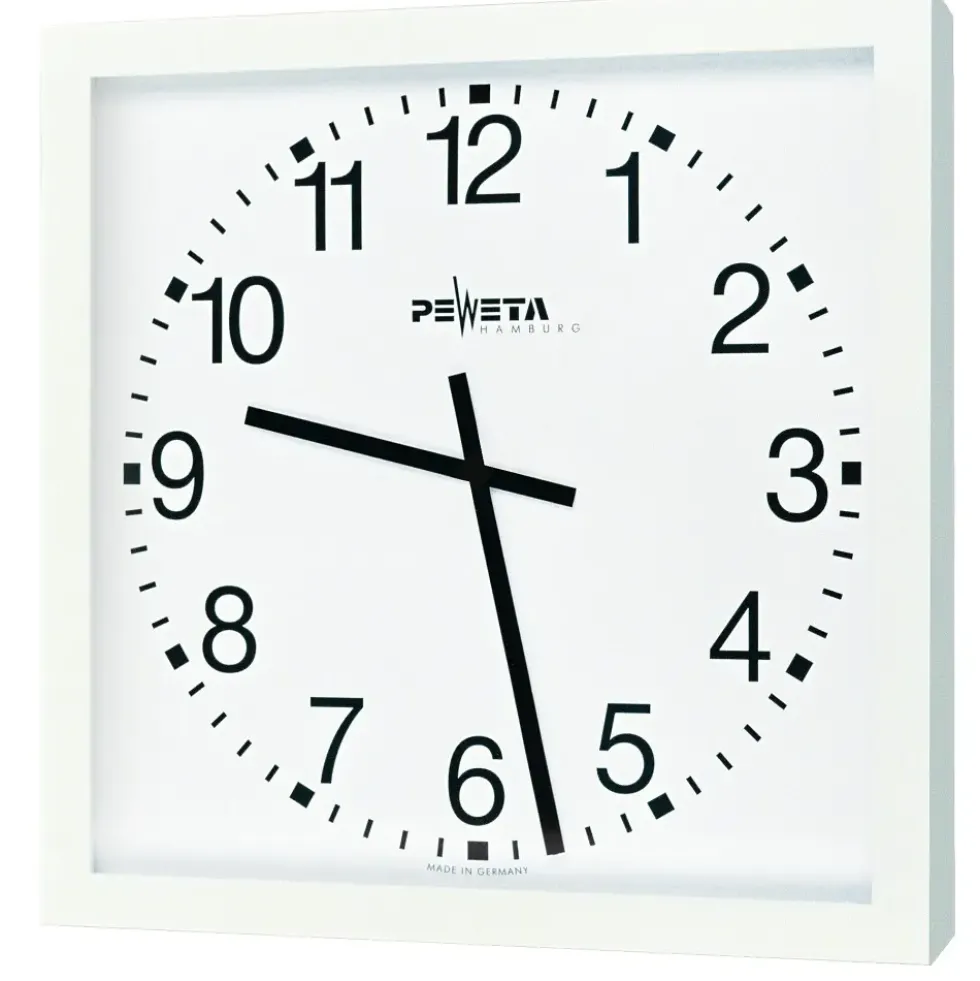 Peweta radiostyrt veggklokke