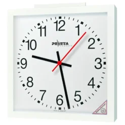 Peweta radiostyrt veggklokke 50x50