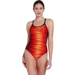 Pipeline Orange Strikeback Badedrakt 36