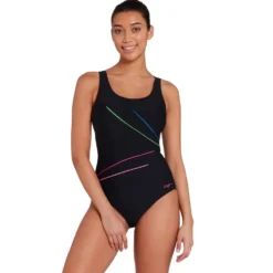 Prism Geo Adj. Scoopback Badedrakt EU36