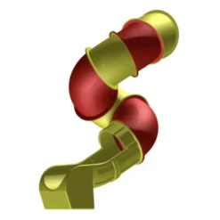 Rutsjebane spiral - rød