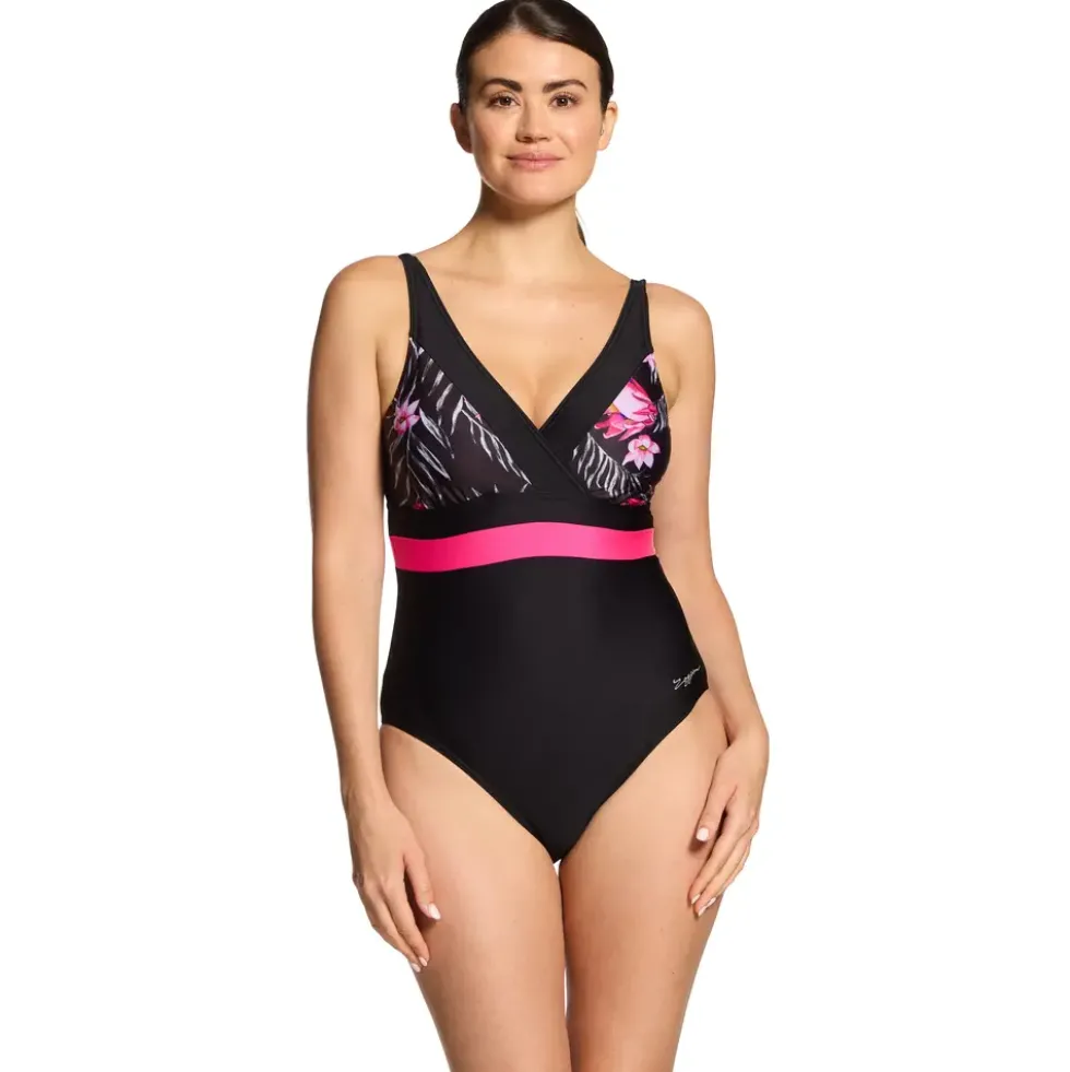 Safari Leaf Square Back Badedrakt EU36