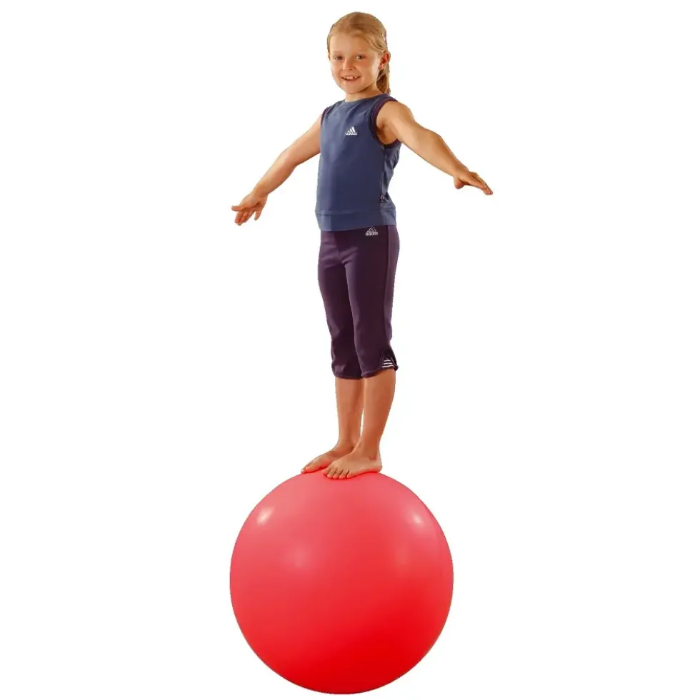 Sirkusball 60 cm Rød