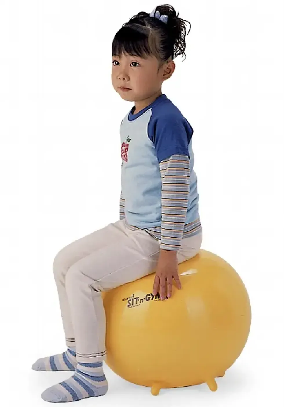 Sitteballer Sit`n Gym 45 cm Gul (15)