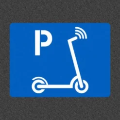 Sjablong - Parkering for sparkesykkel