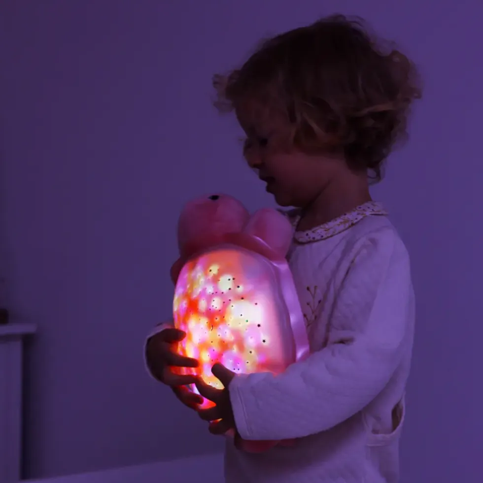 Skilpadde lampe Twilight Rosa