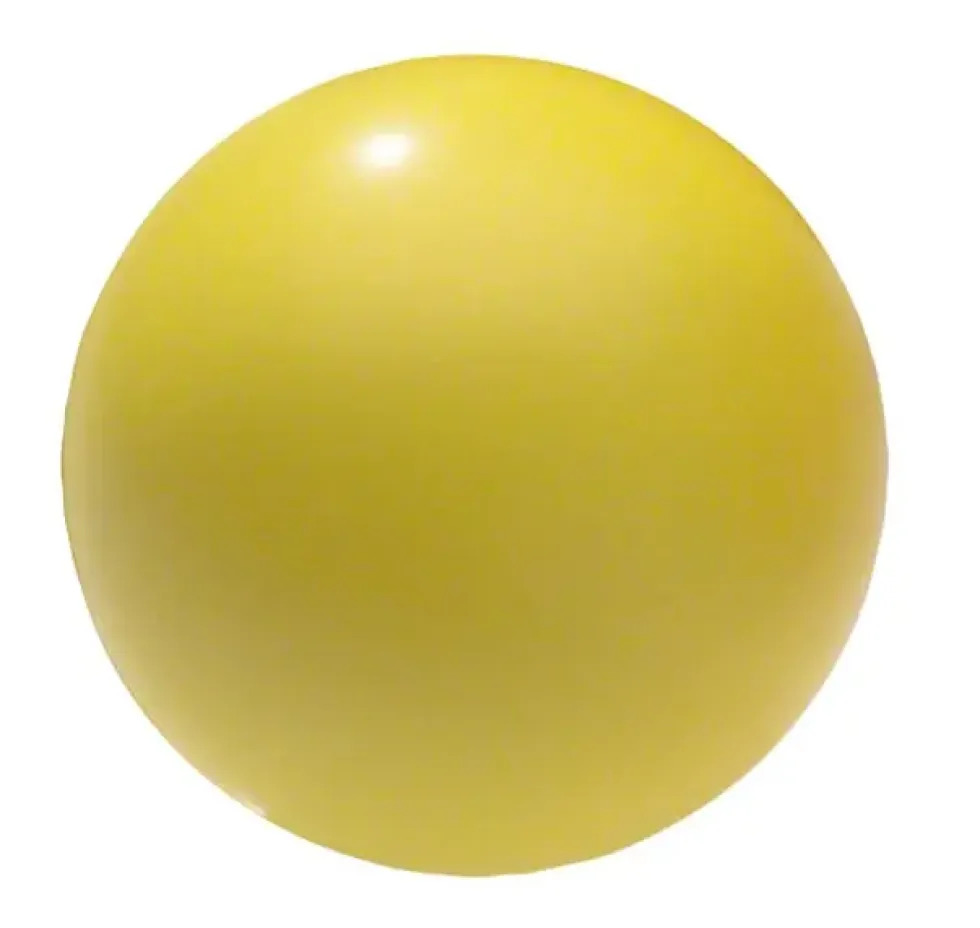 Softball PU-skum 20 cm gul