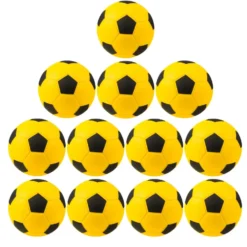 Softball PU-skum 20 cm svart/gul (12)