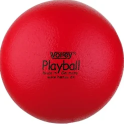 Softball Volley Playball 16 cm rød