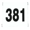 Startnummer engangs 1-1000