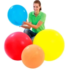 Store ballonger i naturlateks 45 cm