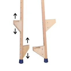Stylter i laminert tre 170 cm, 1 par