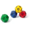 Terning 12-sidet med tall og joker