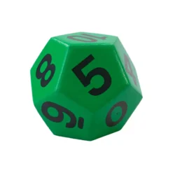 Terning 12-sidet med tall og joker