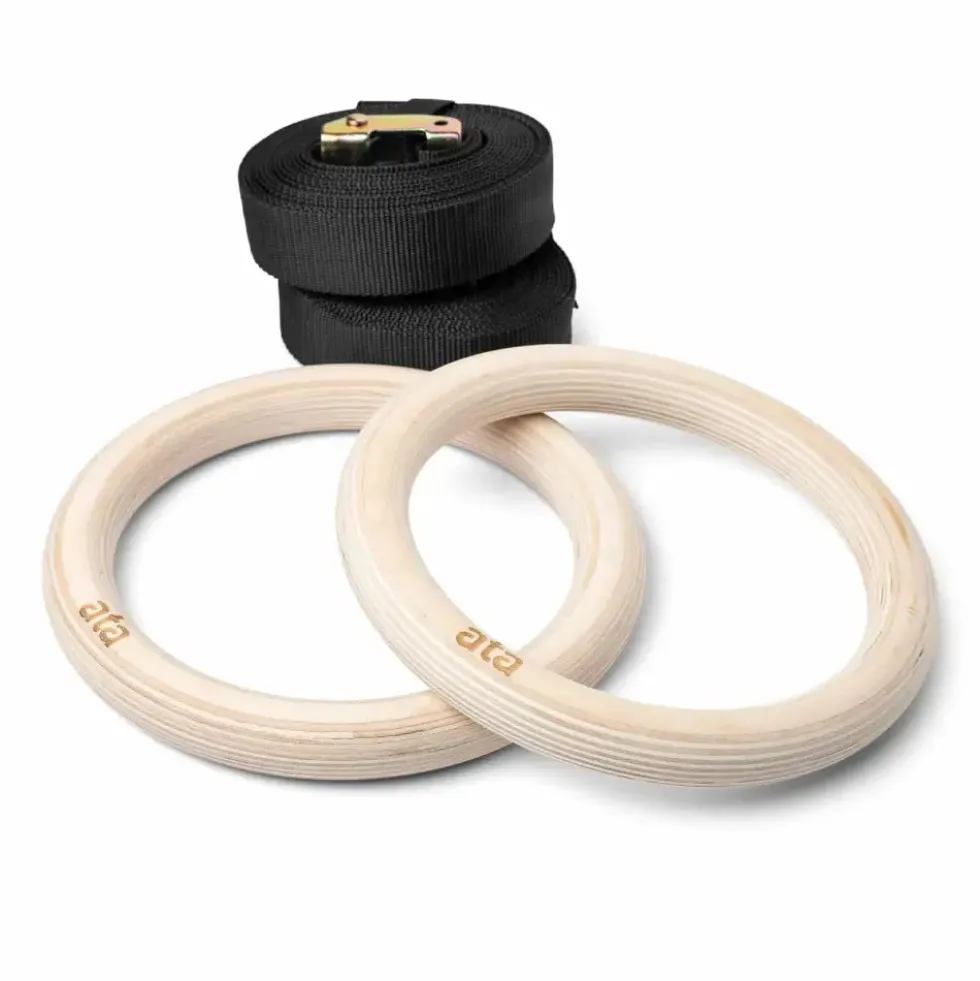 Turnringer ata Wooden Gym Rings 32 mm