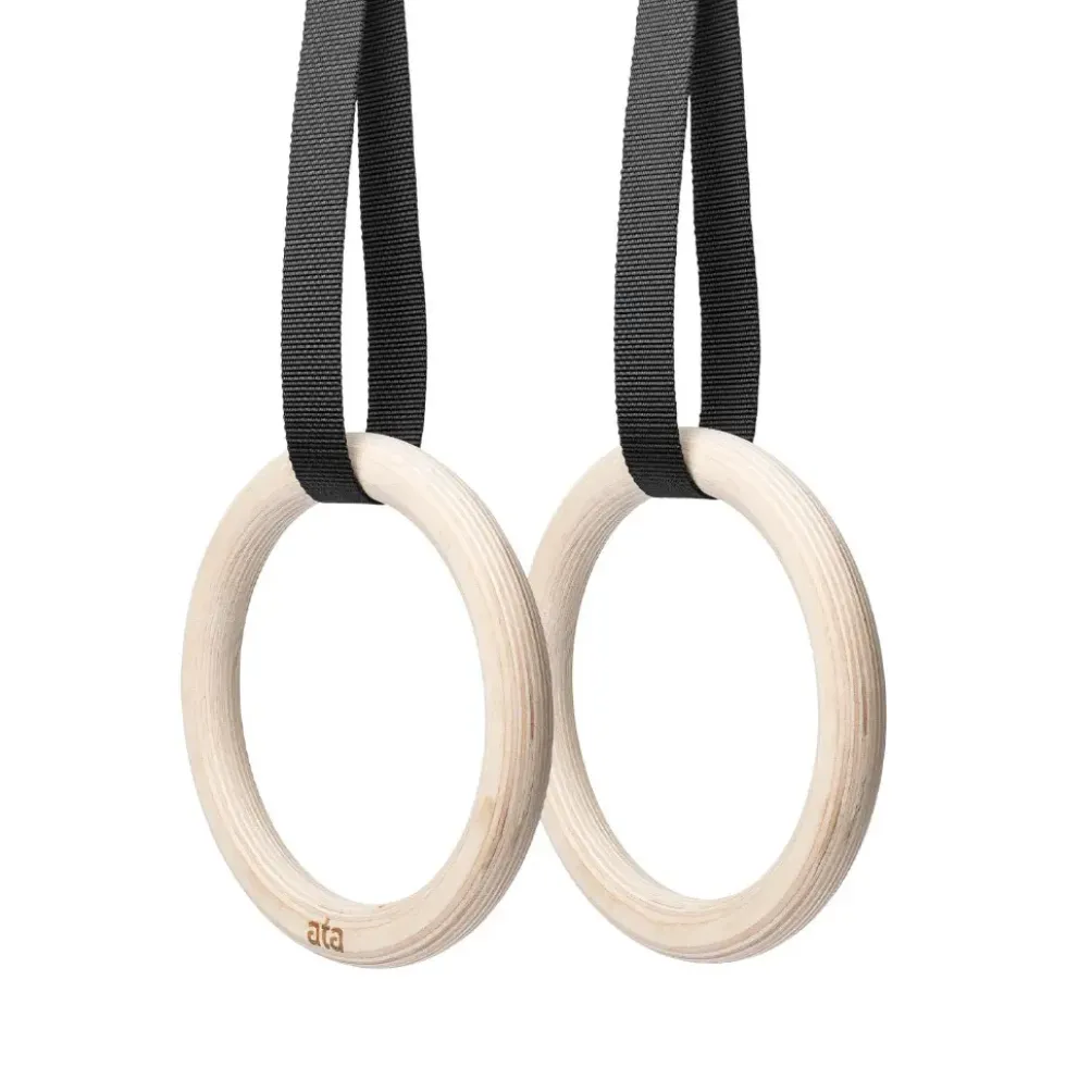 Turnringer ata Wooden Gym Rings 32 mm