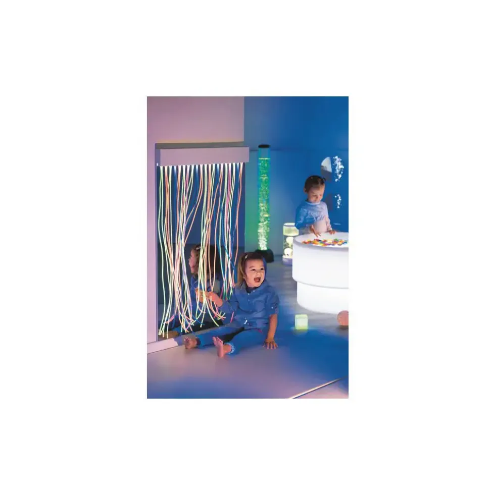 UV-speil med fiberoptikk og led-lys