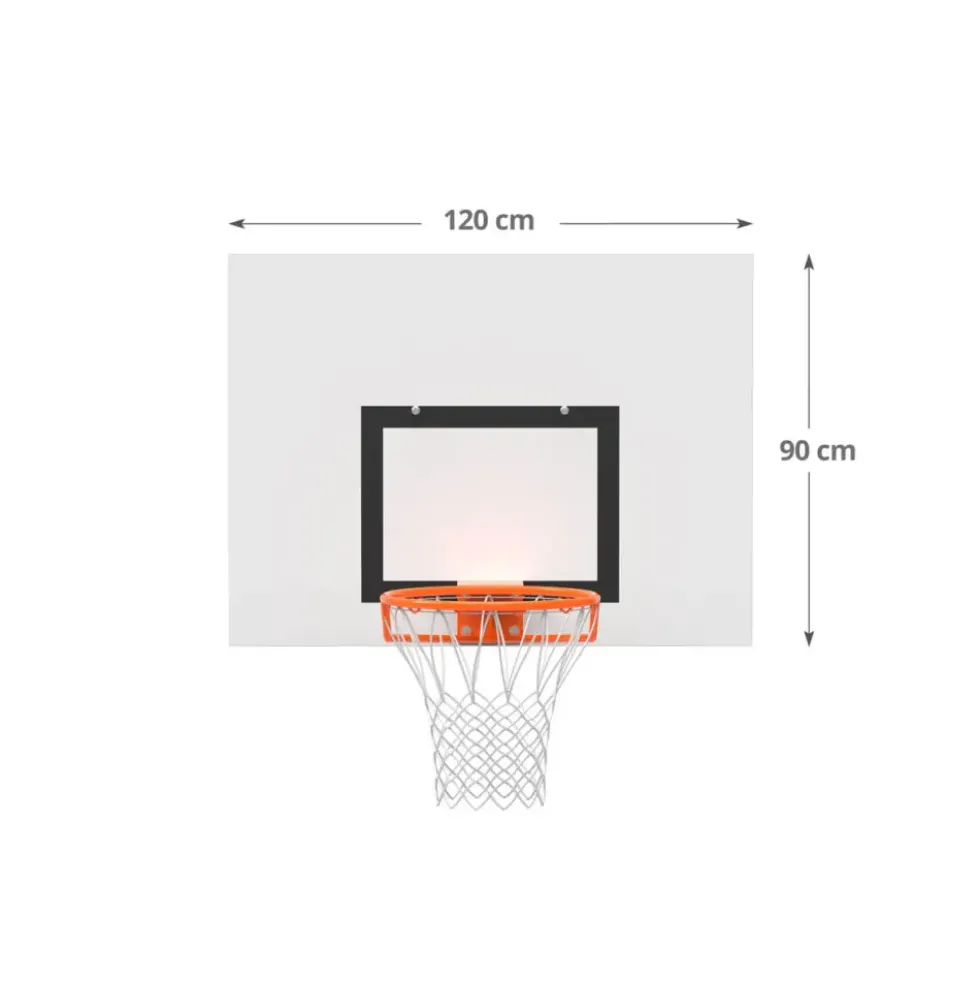 Vegghengt basketstativ med standard kurv