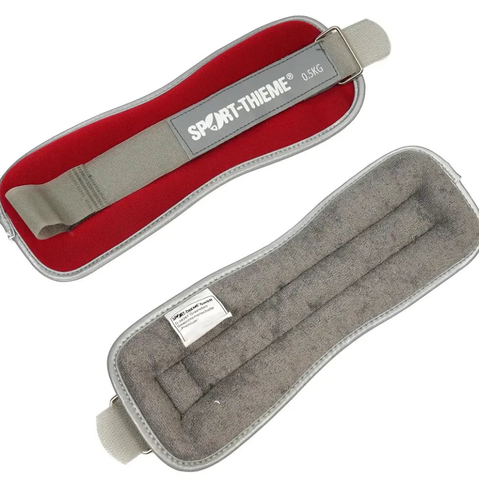Vektmansjetter Premium 2 x 0,5 kg | Rød