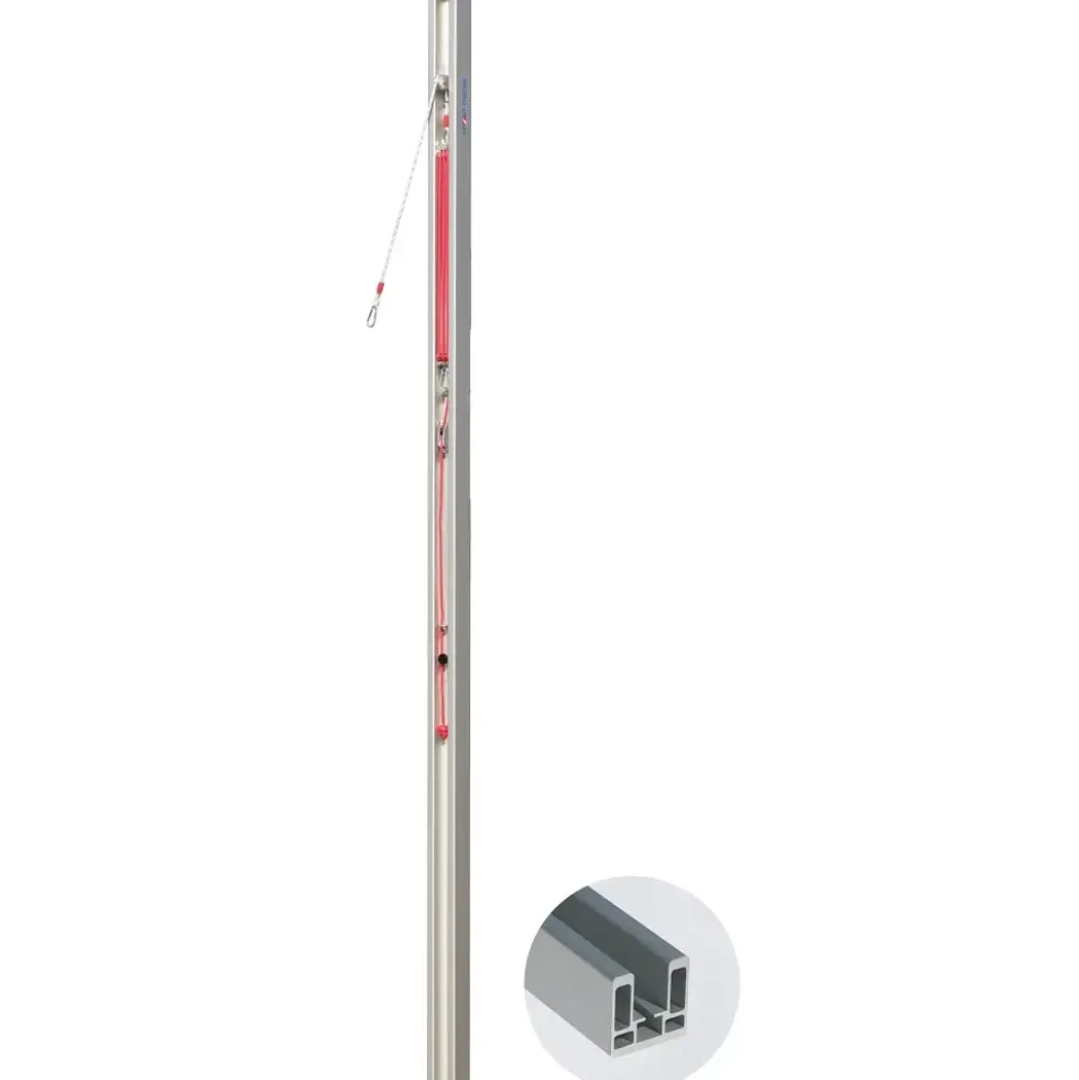 Volleyballstolper DVV 1 80x80 mm